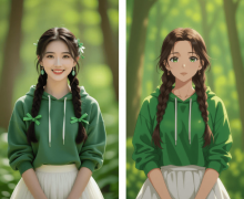 <b>成后的动漫抽象既保留了实人特点</b> 